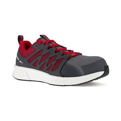 CALZAT.ANTINF.REEBOK FUSION FLEXWEAVE ROSSO-GRIGIO ESD