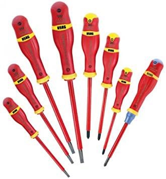 Giraviti USAG Assortimento 5 Pezzi Isolati 1000V - Serie Di 5 Giraviti Isolati Per Viti Co