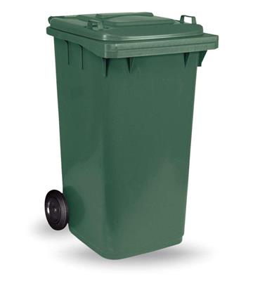 CONTENITORE CARRELLATO 120LT VARI COLORI